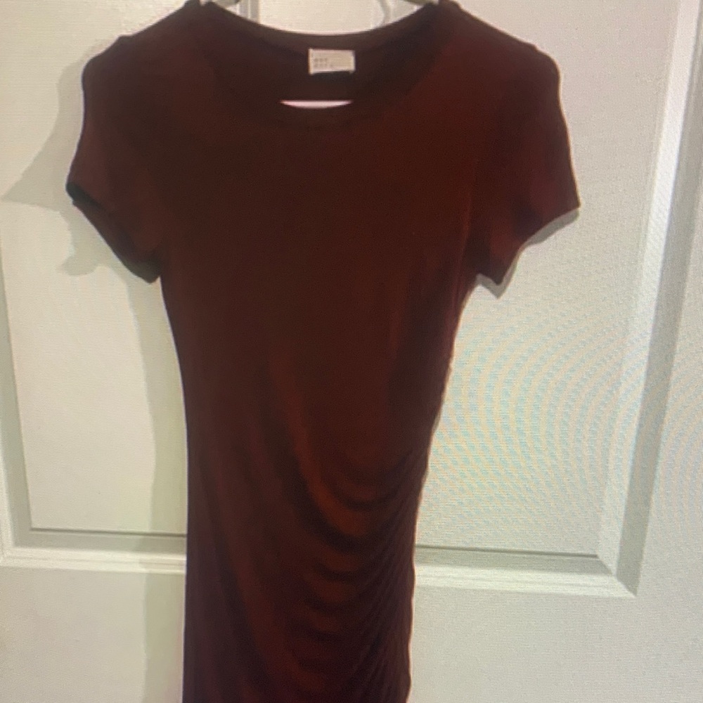 Chic Wine Midi Dress